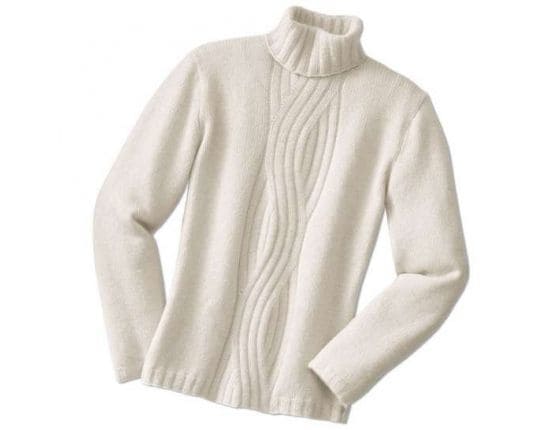 Как отстирать белый шерстяной свитер