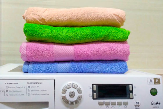 Как легко и просто отстирать махровые полотенца
