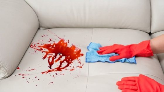 Как отстирать кровь в домашних условиях?
