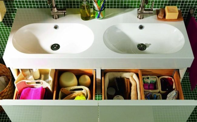 Как хранить вещи в ванной: практические советы